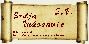 Srđa Vukosavić vizit kartica